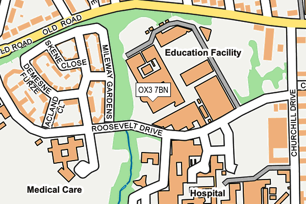 OX3 7BN map - OS OpenMap – Local (Ordnance Survey) OX3 7BN map - OS OpenMap – Local (Ordnance Survey)