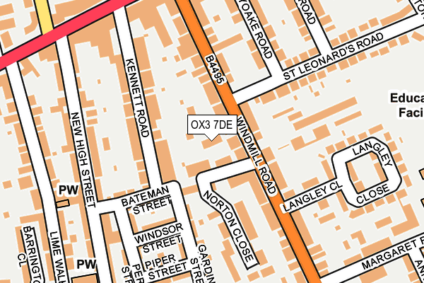 OX3 7DE map - OS OpenMap – Local (Ordnance Survey) OX3 7DE map - OS OpenMap – Local (Ordnance Survey)