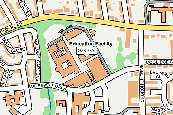 OX3 7FY map - OS OpenMap – Local (Ordnance Survey) OX3 7FY map - OS OpenMap – Local (Ordnance Survey)
