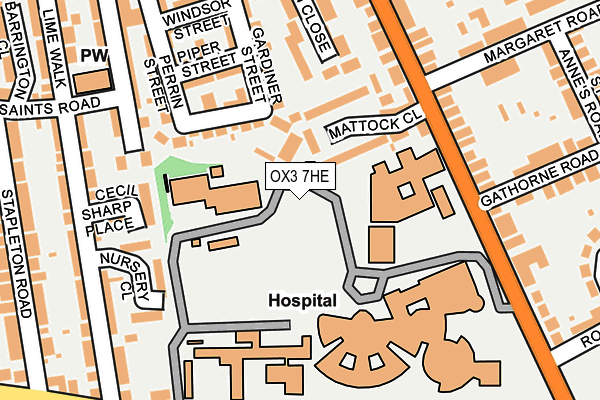 OX3 7HE map - OS OpenMap – Local (Ordnance Survey) OX3 7HE map - OS OpenMap – Local (Ordnance Survey)