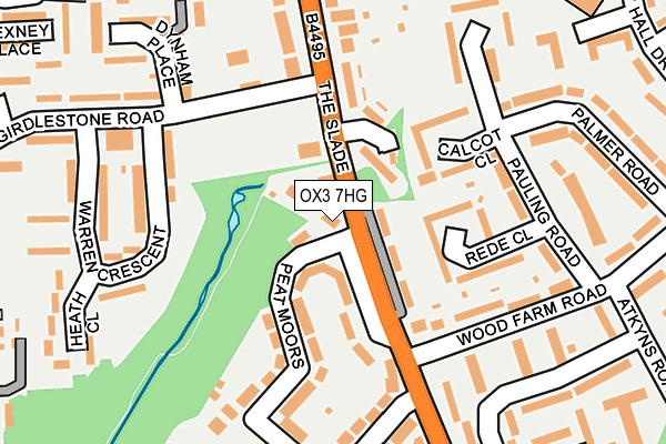 OX3 7HG map - OS OpenMap – Local (Ordnance Survey) OX3 7HG map - OS OpenMap – Local (Ordnance Survey)