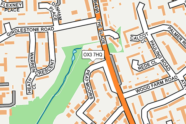 OX3 7HQ map - OS OpenMap – Local (Ordnance Survey) OX3 7HQ map - OS OpenMap – Local (Ordnance Survey)