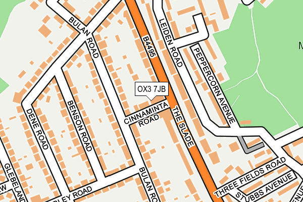OX3 7JB map - OS OpenMap – Local (Ordnance Survey) OX3 7JB map - OS OpenMap – Local (Ordnance Survey)
