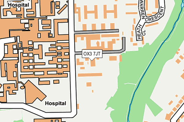 OX3 7JT map - OS OpenMap – Local (Ordnance Survey) OX3 7JT map - OS OpenMap – Local (Ordnance Survey)