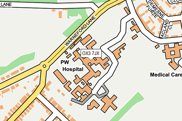 OX3 7JX map - OS OpenMap – Local (Ordnance Survey) OX3 7JX map - OS OpenMap – Local (Ordnance Survey)