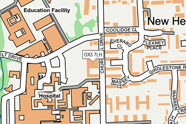 OX3 7LH map - OS OpenMap – Local (Ordnance Survey) OX3 7LH map - OS OpenMap – Local (Ordnance Survey)