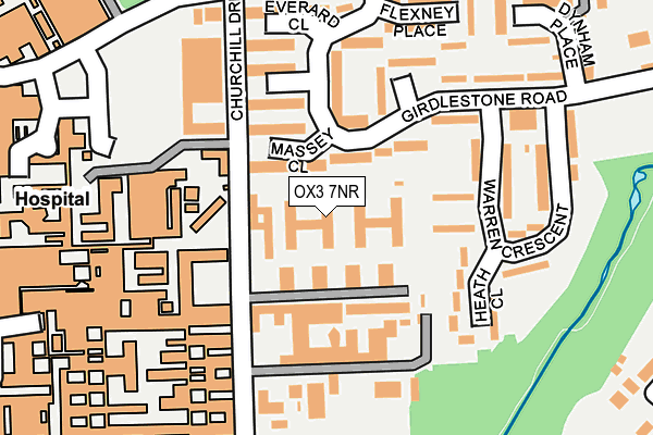 OX3 7NR map - OS OpenMap – Local (Ordnance Survey) OX3 7NR map - OS OpenMap – Local (Ordnance Survey)