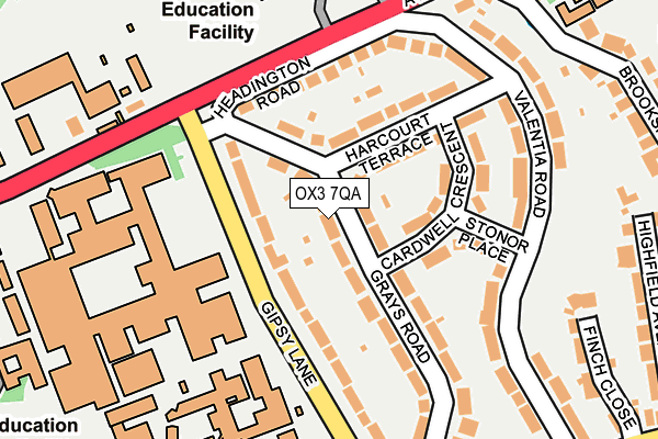 OX3 7QA map - OS OpenMap – Local (Ordnance Survey) OX3 7QA map - OS OpenMap – Local (Ordnance Survey)