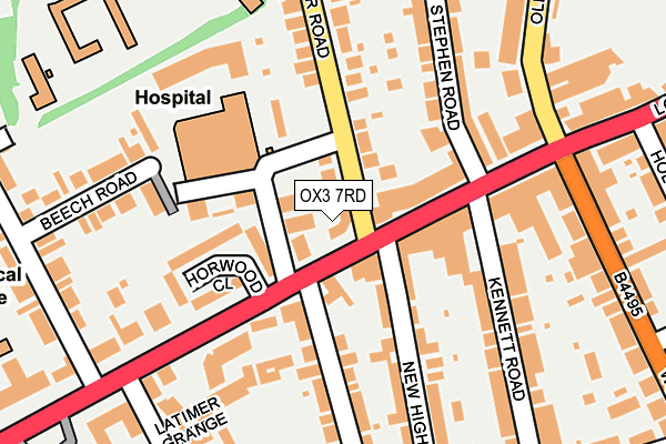OX3 7RD map - OS OpenMap – Local (Ordnance Survey) OX3 7RD map - OS OpenMap – Local (Ordnance Survey)