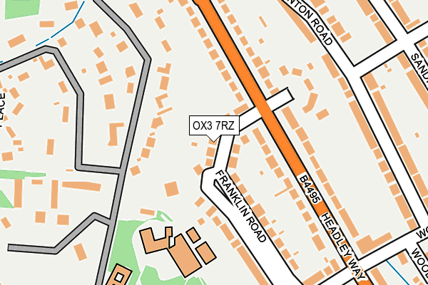 OX3 7RZ map - OS OpenMap – Local (Ordnance Survey) OX3 7RZ map - OS OpenMap – Local (Ordnance Survey)