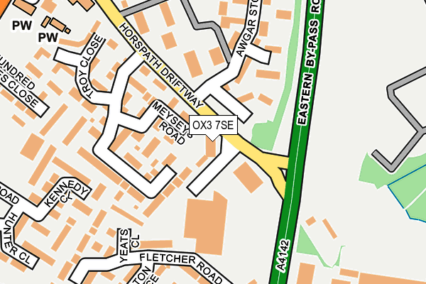 OX3 7SE map - OS OpenMap – Local (Ordnance Survey) OX3 7SE map - OS OpenMap – Local (Ordnance Survey)