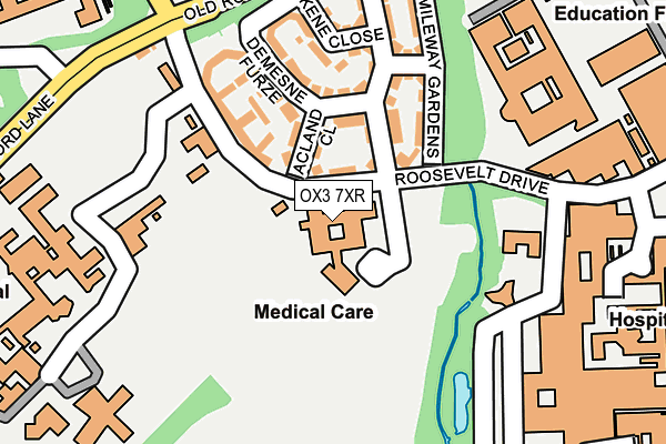 OX3 7XR map - OS OpenMap – Local (Ordnance Survey) OX3 7XR map - OS OpenMap – Local (Ordnance Survey)