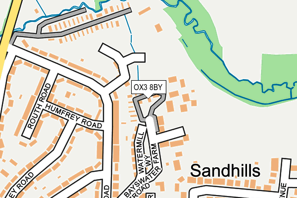 OX3 8BY map - OS OpenMap – Local (Ordnance Survey) OX3 8BY map - OS OpenMap – Local (Ordnance Survey)