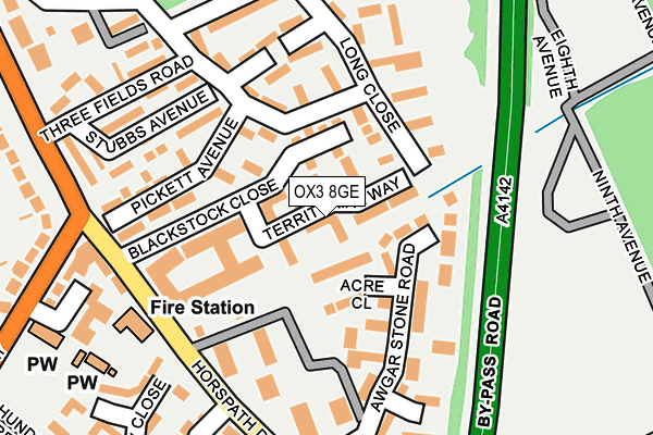 OX3 8GE map - OS OpenMap – Local (Ordnance Survey) OX3 8GE map - OS OpenMap – Local (Ordnance Survey)