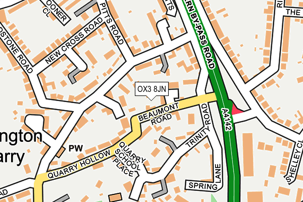 OX3 8JN map - OS OpenMap – Local (Ordnance Survey) OX3 8JN map - OS OpenMap – Local (Ordnance Survey)