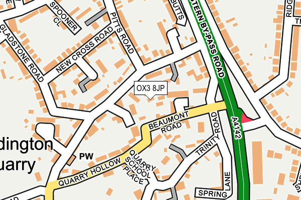 OX3 8JP map - OS OpenMap – Local (Ordnance Survey) OX3 8JP map - OS OpenMap – Local (Ordnance Survey)