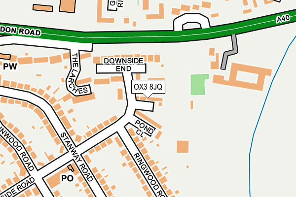 OX3 8JQ map - OS OpenMap – Local (Ordnance Survey) OX3 8JQ map - OS OpenMap – Local (Ordnance Survey)