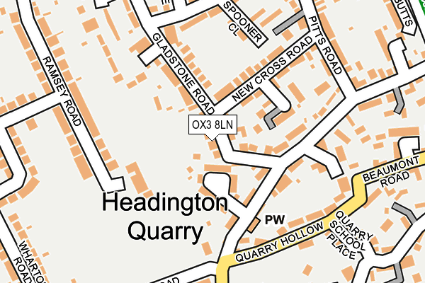 OX3 8LN map - OS OpenMap – Local (Ordnance Survey) OX3 8LN map - OS OpenMap – Local (Ordnance Survey)
