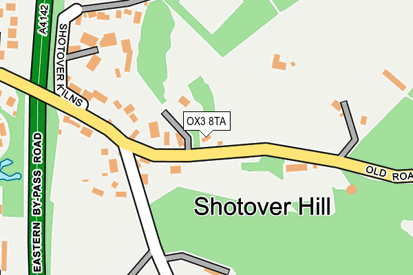 OX3 8TA map - OS OpenMap – Local (Ordnance Survey) OX3 8TA map - OS OpenMap – Local (Ordnance Survey)