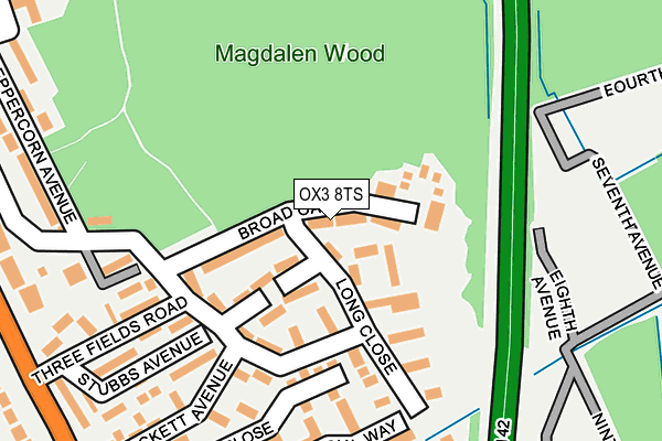 OX3 8TS map - OS OpenMap – Local (Ordnance Survey) OX3 8TS map - OS OpenMap – Local (Ordnance Survey)