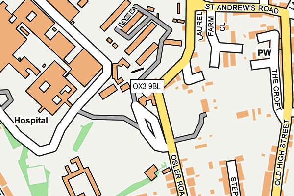 OX3 9BL map - OS OpenMap – Local (Ordnance Survey) OX3 9BL map - OS OpenMap – Local (Ordnance Survey)
