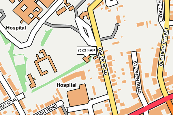 OX3 9BP map - OS OpenMap – Local (Ordnance Survey) OX3 9BP map - OS OpenMap – Local (Ordnance Survey)