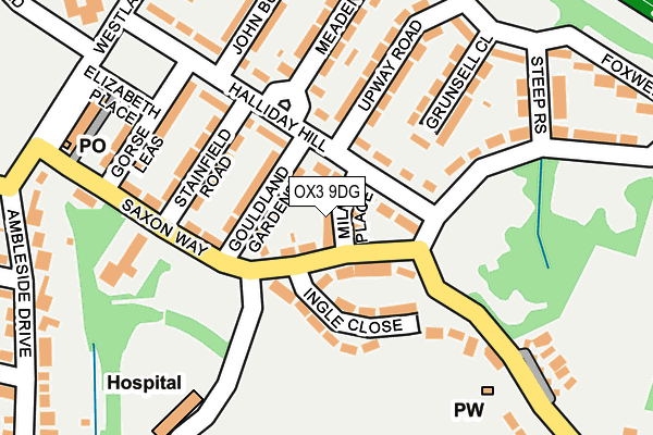 OX3 9DG map - OS OpenMap – Local (Ordnance Survey) OX3 9DG map - OS OpenMap – Local (Ordnance Survey)