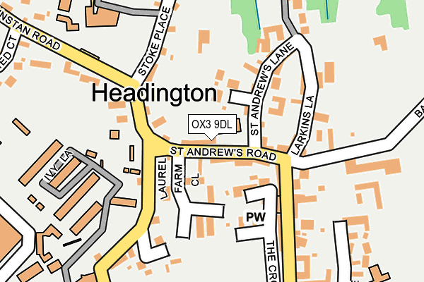 OX3 9DL map - OS OpenMap – Local (Ordnance Survey) OX3 9DL map - OS OpenMap – Local (Ordnance Survey)