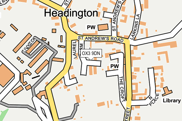 OX3 9DN map - OS OpenMap – Local (Ordnance Survey) OX3 9DN map - OS OpenMap – Local (Ordnance Survey)