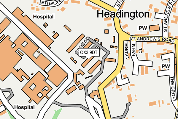 OX3 9DT map - OS OpenMap – Local (Ordnance Survey) OX3 9DT map - OS OpenMap – Local (Ordnance Survey)