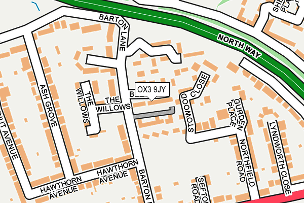 OX3 9JY map - OS OpenMap – Local (Ordnance Survey) OX3 9JY map - OS OpenMap – Local (Ordnance Survey)