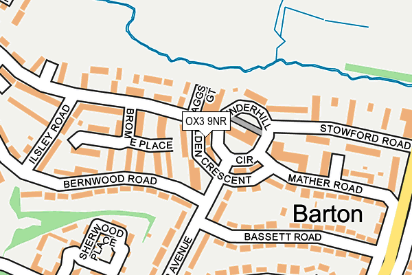 OX3 9NR map - OS OpenMap – Local (Ordnance Survey) OX3 9NR map - OS OpenMap – Local (Ordnance Survey)