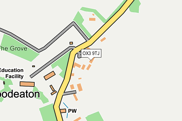 OX3 9TJ map - OS OpenMap – Local (Ordnance Survey) OX3 9TJ map - OS OpenMap – Local (Ordnance Survey)