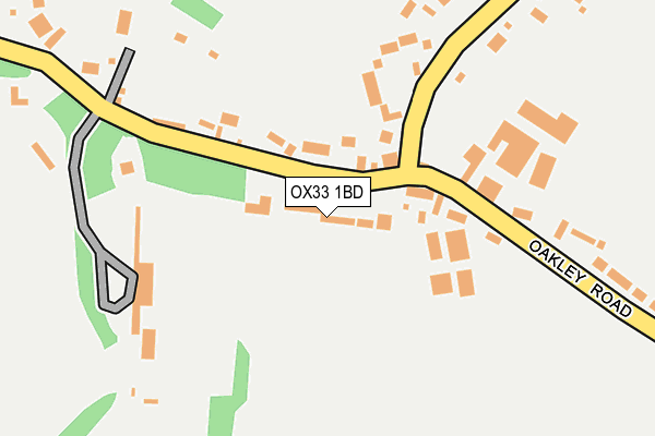 OX33 1BD map - OS OpenMap – Local (Ordnance Survey) OX33 1BD map - OS OpenMap – Local (Ordnance Survey)