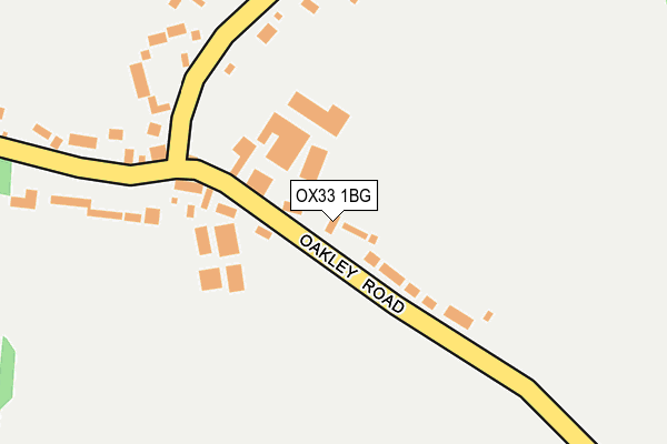 OX33 1BG map - OS OpenMap – Local (Ordnance Survey) OX33 1BG map - OS OpenMap – Local (Ordnance Survey)
