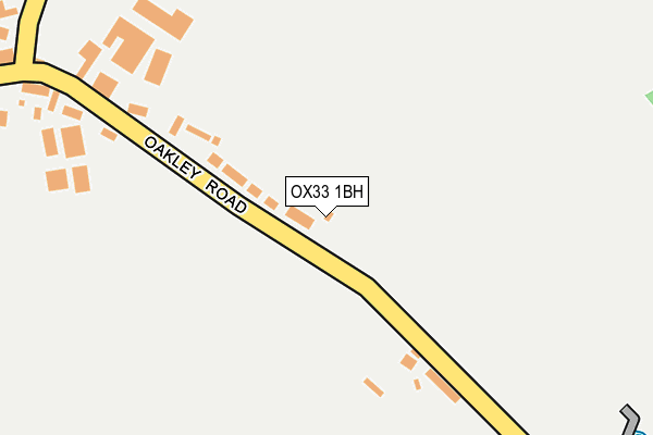 OX33 1BH map - OS OpenMap – Local (Ordnance Survey) OX33 1BH map - OS OpenMap – Local (Ordnance Survey)