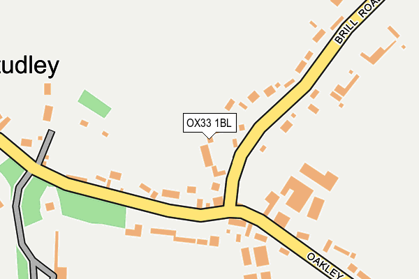 OX33 1BL map - OS OpenMap – Local (Ordnance Survey) OX33 1BL map - OS OpenMap – Local (Ordnance Survey)