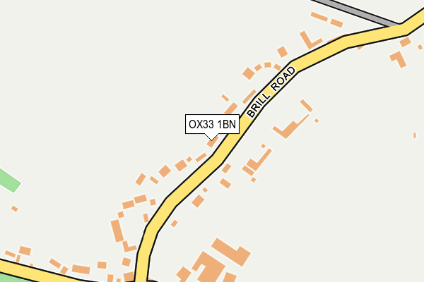 OX33 1BN map - OS OpenMap – Local (Ordnance Survey) OX33 1BN map - OS OpenMap – Local (Ordnance Survey)