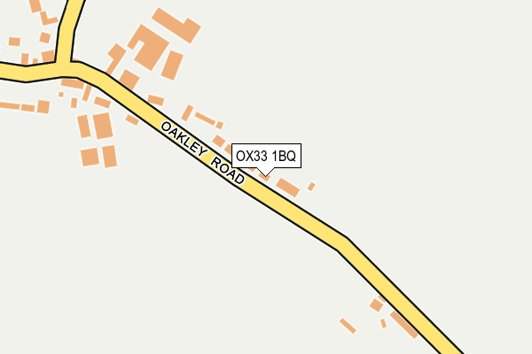 OX33 1BQ map - OS OpenMap – Local (Ordnance Survey) OX33 1BQ map - OS OpenMap – Local (Ordnance Survey)