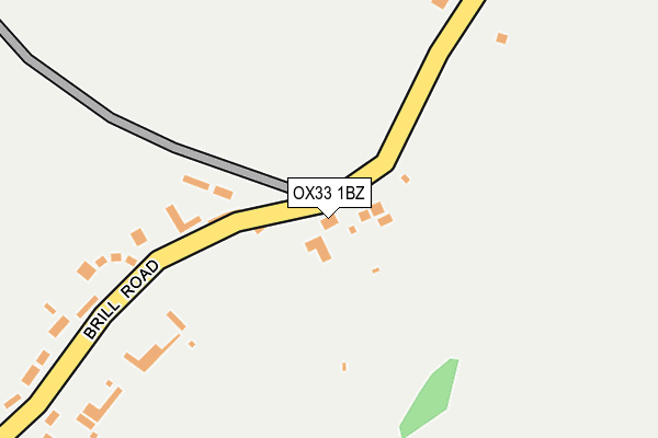 OX33 1BZ map - OS OpenMap – Local (Ordnance Survey) OX33 1BZ map - OS OpenMap – Local (Ordnance Survey)
