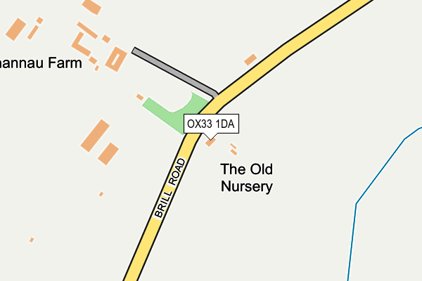OX33 1DA map - OS OpenMap – Local (Ordnance Survey) OX33 1DA map - OS OpenMap – Local (Ordnance Survey)
