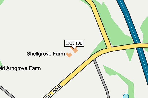 OX33 1DE map - OS OpenMap – Local (Ordnance Survey) OX33 1DE map - OS OpenMap – Local (Ordnance Survey)