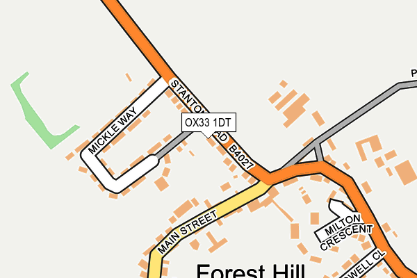 OX33 1DT map - OS OpenMap – Local (Ordnance Survey) OX33 1DT map - OS OpenMap – Local (Ordnance Survey)