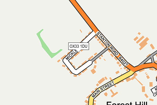 OX33 1DU map - OS OpenMap – Local (Ordnance Survey) OX33 1DU map - OS OpenMap – Local (Ordnance Survey)