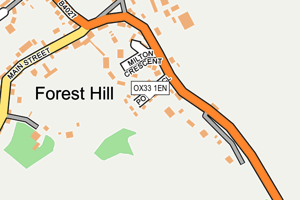 OX33 1EN map - OS OpenMap – Local (Ordnance Survey) OX33 1EN map - OS OpenMap – Local (Ordnance Survey)