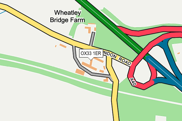 OX33 1ER map - OS OpenMap – Local (Ordnance Survey) OX33 1ER map - OS OpenMap – Local (Ordnance Survey)
