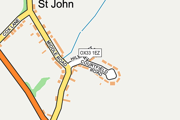 OX33 1EZ map - OS OpenMap – Local (Ordnance Survey) OX33 1EZ map - OS OpenMap – Local (Ordnance Survey)
