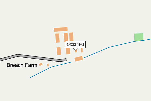 OX33 1FG map - OS OpenMap – Local (Ordnance Survey) OX33 1FG map - OS OpenMap – Local (Ordnance Survey)