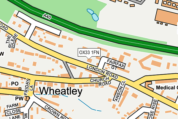 OX33 1FN map - OS OpenMap – Local (Ordnance Survey) OX33 1FN map - OS OpenMap – Local (Ordnance Survey)