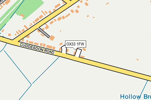 OX33 1FW map - OS OpenMap – Local (Ordnance Survey) OX33 1FW map - OS OpenMap – Local (Ordnance Survey)